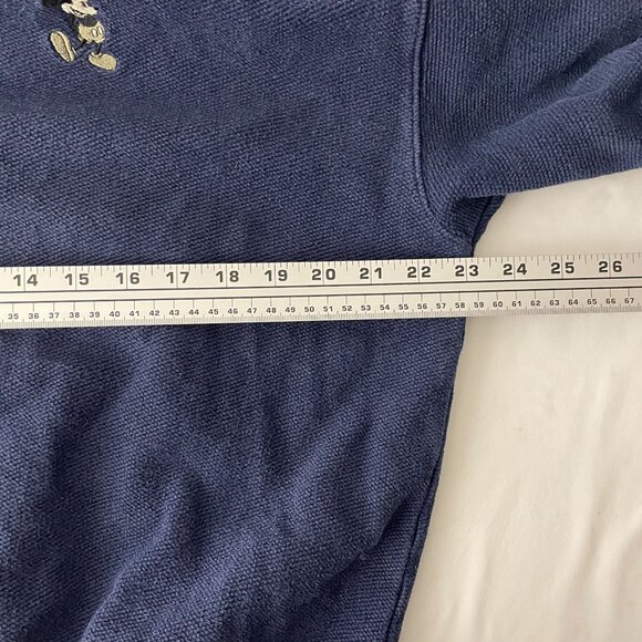 Disney Resort Unisex Mickey Mouse Crewneck Sweatshirt Blue Size M - Picture 8 of 9